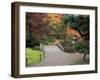 Pathway and Stone Bridge at the Japanese Garden, Seattle, Washington, USA-Jamie & Judy Wild-Framed Photographic Print