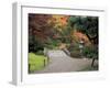 Pathway and Stone Bridge at the Japanese Garden, Seattle, Washington, USA-Jamie & Judy Wild-Framed Photographic Print