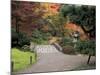 Pathway and Stone Bridge at the Japanese Garden, Seattle, Washington, USA-Jamie & Judy Wild-Mounted Photographic Print