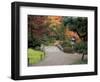 Pathway and Stone Bridge at the Japanese Garden, Seattle, Washington, USA-Jamie & Judy Wild-Framed Photographic Print