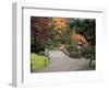 Pathway and Stone Bridge at the Japanese Garden, Seattle, Washington, USA-Jamie & Judy Wild-Framed Photographic Print