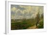 Pathway at Lechou, 1878-Camille Pissarro-Framed Giclee Print