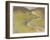 Pathway in a Field, 1890-Edgar Degas-Framed Giclee Print