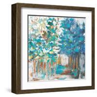 Pathway of Blue-Eva Watts-Framed Art Print