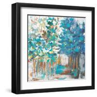 Pathway of Blue-Eva Watts-Framed Art Print