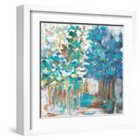 Pathway of Blue-Eva Watts-Framed Art Print