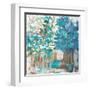 Pathway of Blue-Eva Watts-Framed Art Print