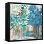 Pathway of Blue-Eva Watts-Framed Stretched Canvas