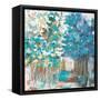 Pathway of Blue-Eva Watts-Framed Stretched Canvas