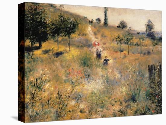 Pathway Through Tall Grass-Pierre-Auguste Renoir-Stretched Canvas