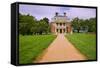 Pathway to Shirley Plantation Great House on the James River, Virginia's First Plantation founde...-null-Framed Stretched Canvas