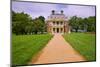 Pathway to Shirley Plantation Great House on the James River, Virginia's First Plantation founde...-null-Mounted Photographic Print