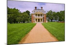 Pathway to Shirley Plantation Great House on the James River, Virginia's First Plantation founde...-null-Mounted Photographic Print