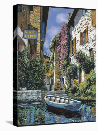 Pathway to the Shops-Guido Borelli-Stretched Canvas