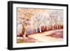 Pathway with Trees-Neela Pushparaj-Framed Giclee Print