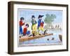 Patience at Paddington, or Angling in the Junction Canal, C1800-Roberts-Framed Giclee Print