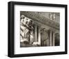 Patience Guarding the Library-null-Framed Art Print