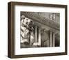 Patience Guarding the Library-null-Framed Art Print