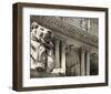 Patience Guarding the Library-null-Framed Art Print