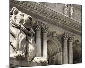 Patience Guarding the Library-null-Mounted Art Print