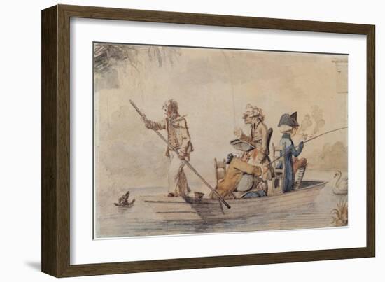 Patience in a Punt, 1780S-Henry William Bunbury-Framed Giclee Print