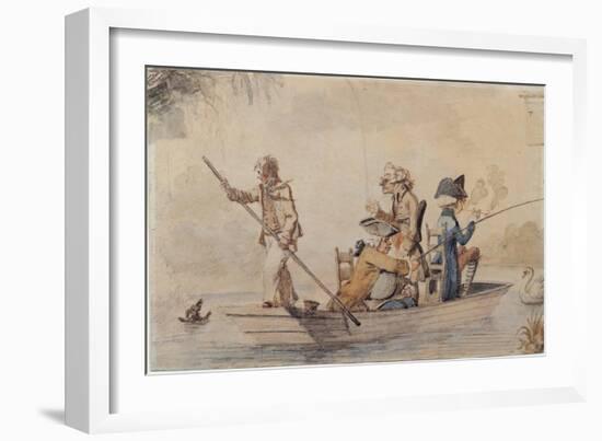 Patience in a Punt, 1780S-Henry William Bunbury-Framed Giclee Print