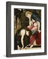 Patience on a Monument Smiling at Grief-John Roddam Spencer Stanhope-Framed Giclee Print