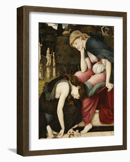 Patience on a Monument Smiling at Grief-John Roddam Spencer Stanhope-Framed Giclee Print