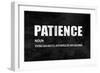 Patience on Black-Jamie MacDowell-Framed Art Print