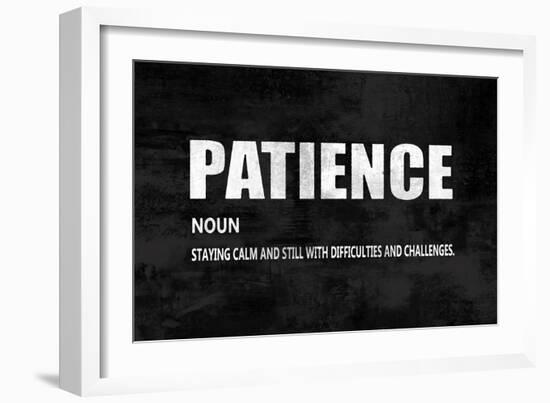 Patience on Black-Jamie MacDowell-Framed Premium Giclee Print