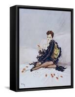 Patience-David Wright-Framed Stretched Canvas