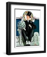 "Patient Groom,"April 21, 1928-Elbert Mcgran Jackson-Framed Giclee Print