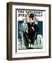 "Patient Groom," Saturday Evening Post Cover, April 21, 1928-Elbert Mcgran Jackson-Framed Giclee Print