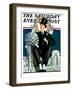 "Patient Groom," Saturday Evening Post Cover, April 21, 1928-Elbert Mcgran Jackson-Framed Premium Giclee Print