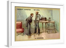 Patient Having an X-Ray-null-Framed Giclee Print