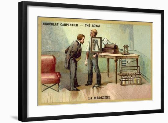 Patient Having an X-Ray-null-Framed Giclee Print