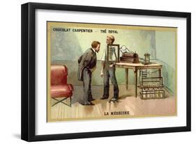 Patient Having an X-Ray-null-Framed Giclee Print