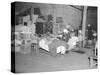 Patient in a Red Cross temporary infirmary for flood refugees at Forrest City, Arkansas, 1937-Walker Evans-Stretched Canvas