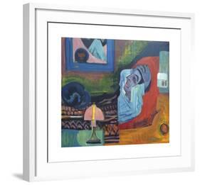 Patient in the Night - The Patient-Ernst Ludwig Kirchner-Framed Premium Giclee Print