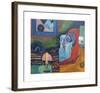 Patient in the Night - The Patient-Ernst Ludwig Kirchner-Framed Premium Giclee Print