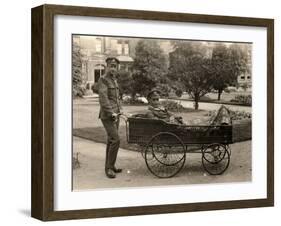 Patient on Trolley at Reading War Hospital, Berkshire-Peter Higginbotham-Framed Photographic Print