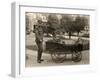 Patient on Trolley at Reading War Hospital, Berkshire-Peter Higginbotham-Framed Photographic Print