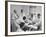 Patient, Surrounded by Men in White, Receiving Electric Shock Treatment-null-Framed Photographic Print