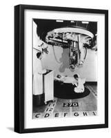 Patient Undergoing Radiotherapy-null-Framed Giclee Print