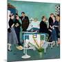 "Patient Visitors?", February 18, 1956-George Hughes-Mounted Giclee Print