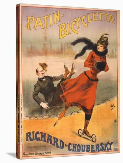 Patin-bicyclette - Richard-Choubersky, 1890-Pal-Stretched Canvas