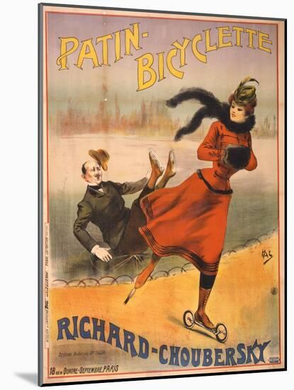 Patin-bicyclette - Richard-Choubersky, 1890-Pal-Mounted Giclee Print