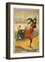 Patin-Bicyclette - Richard-Choubersky-null-Framed Premium Giclee Print