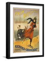 Patin-Bicyclette - Richard-Choubersky-null-Framed Premium Giclee Print