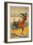 Patin-Bicyclette - Richard-Choubersky-null-Framed Giclee Print